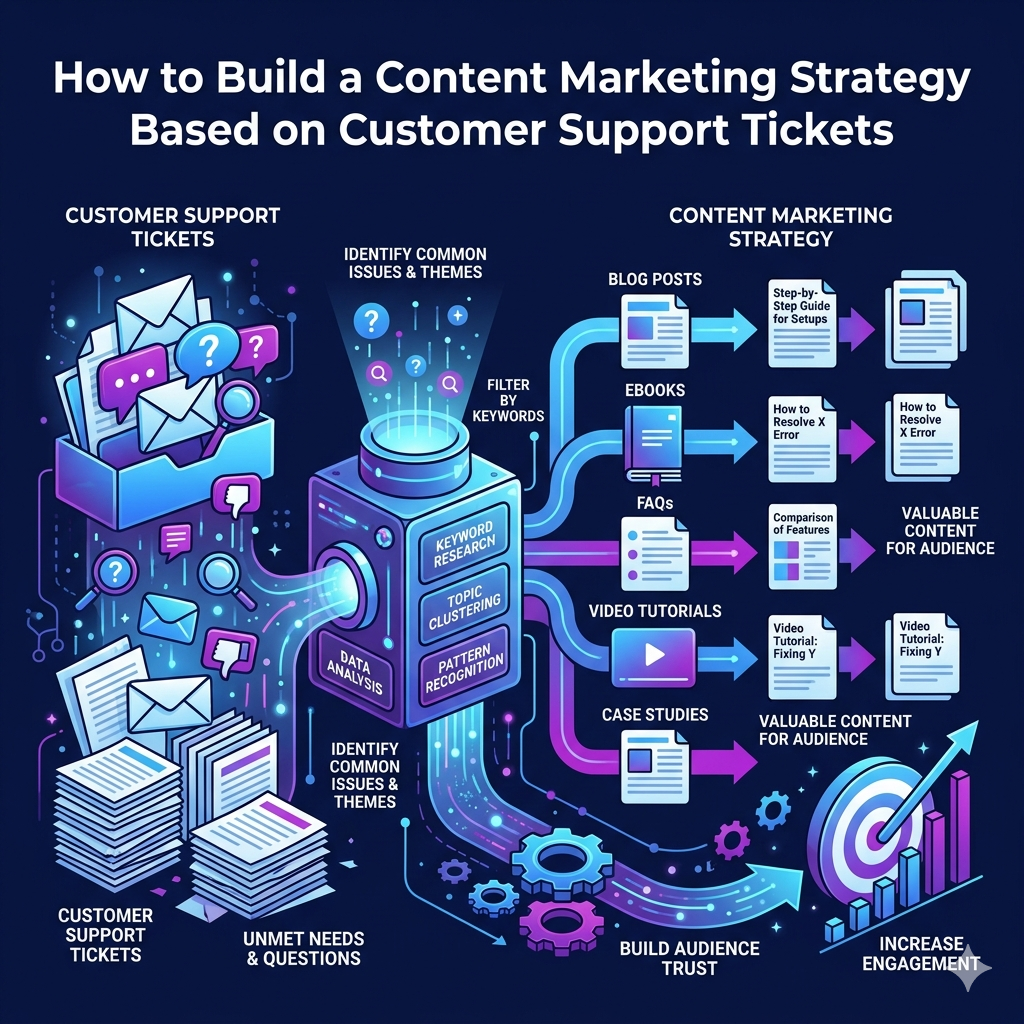 content strategy support tickets