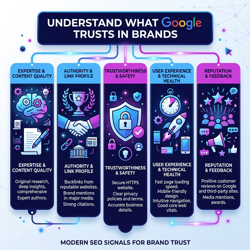 google trusting brands