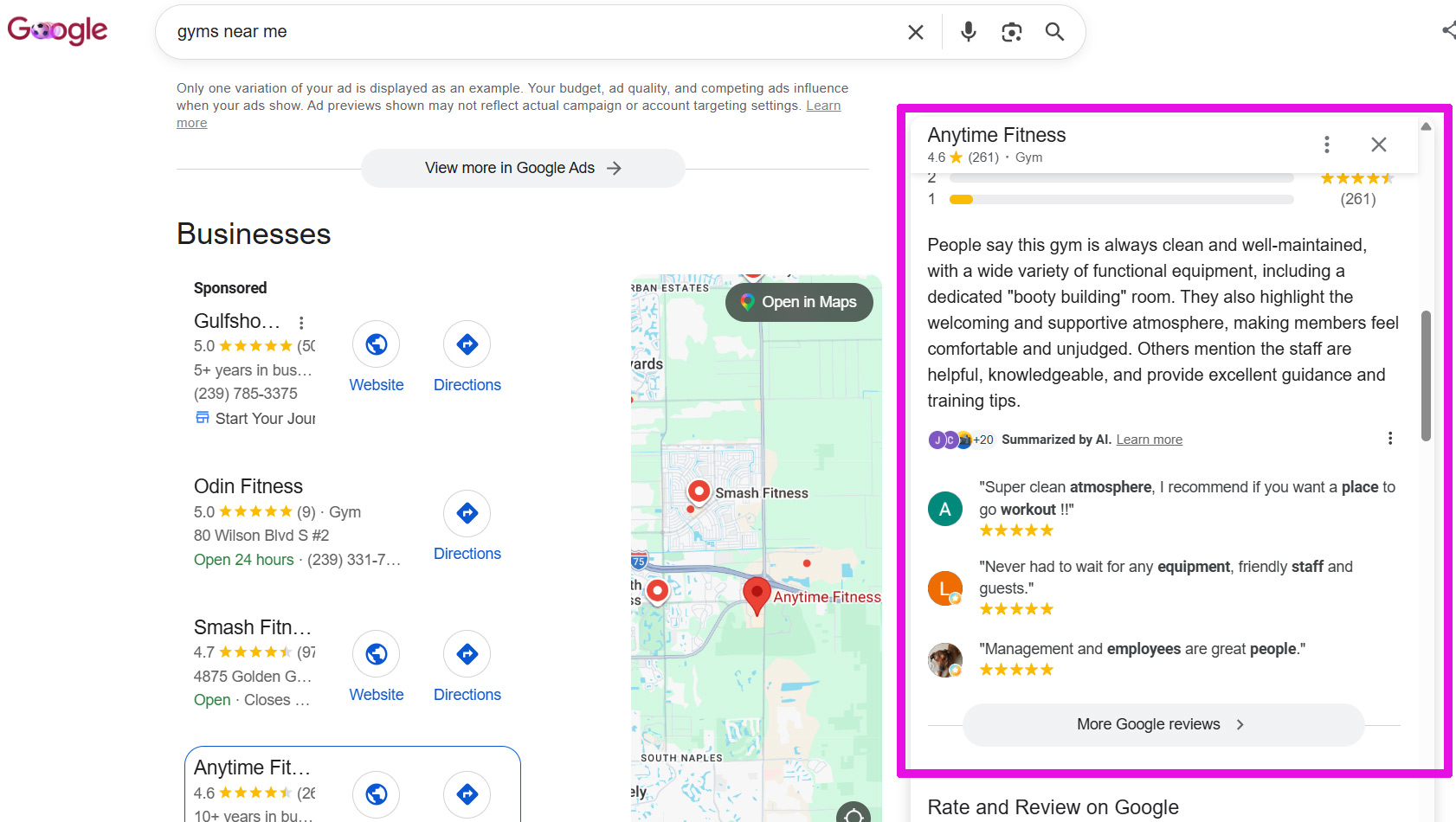 gym-reviews