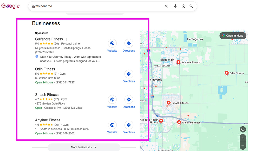 local-gym-seo-google