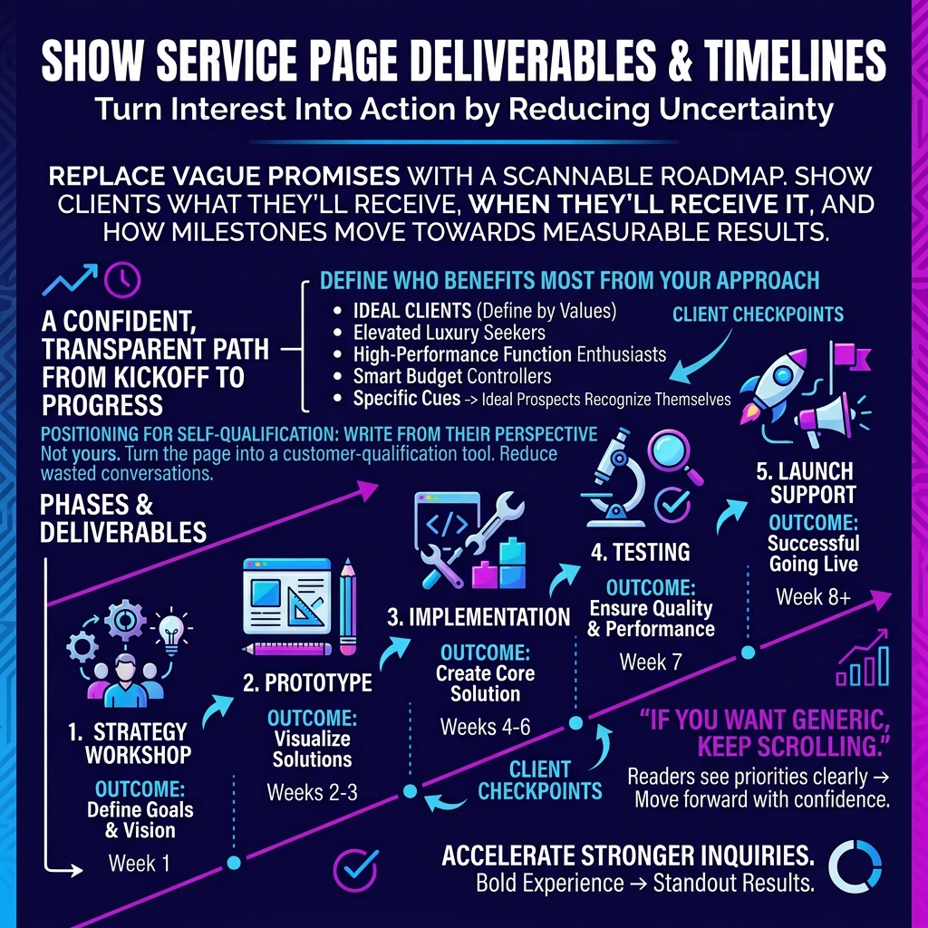 service page design